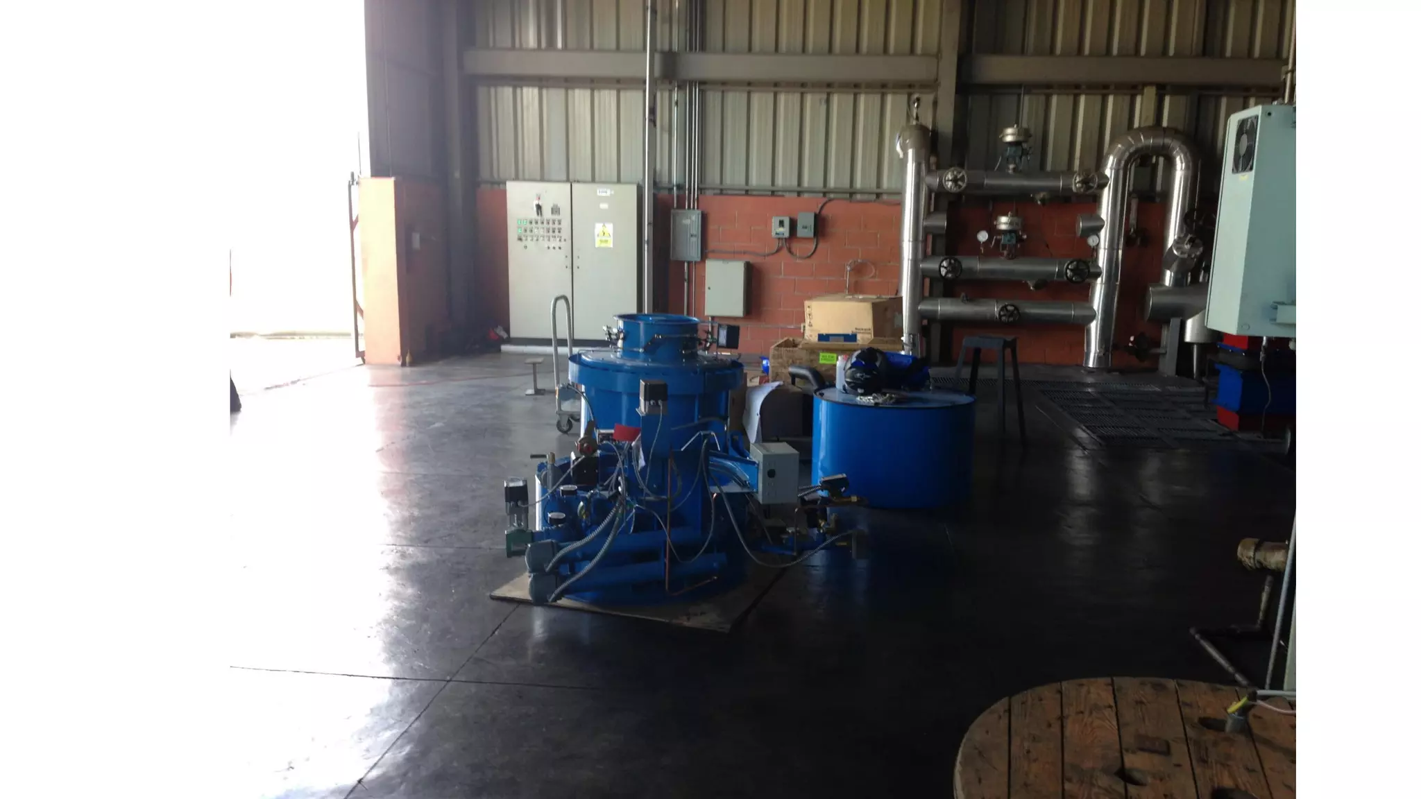 Quemado ST Johnson Instalacion 1000 HP CB High Pressure Boiler Retrofit Petenatti