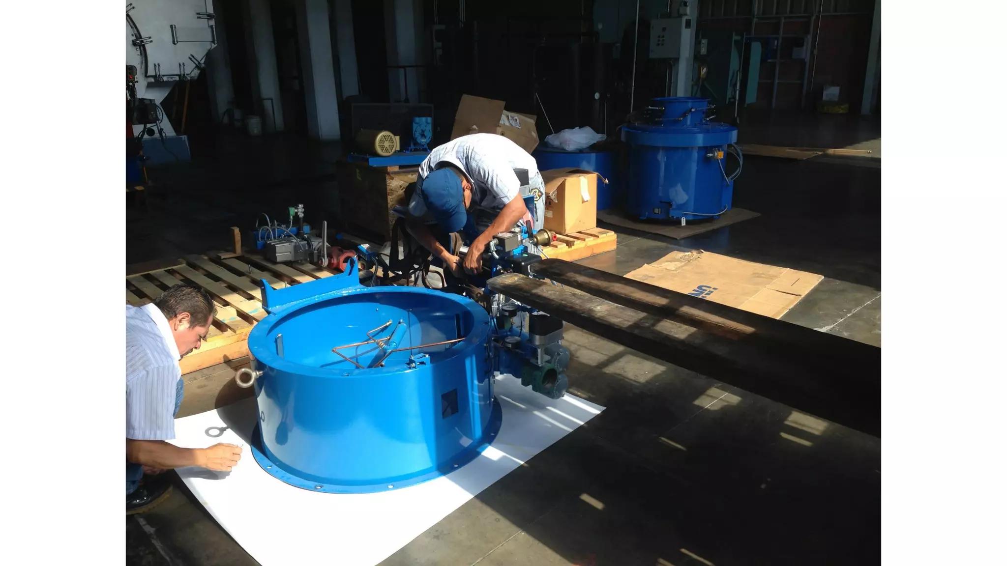 Quemado ST Johnson Instalacion 1000 HP CB High Pressure Boiler Retrofit Petenatti