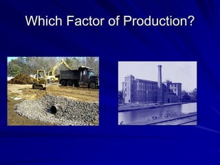Which Factor of Production?
 