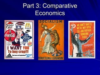 Part 3: Comparative
Economics
 