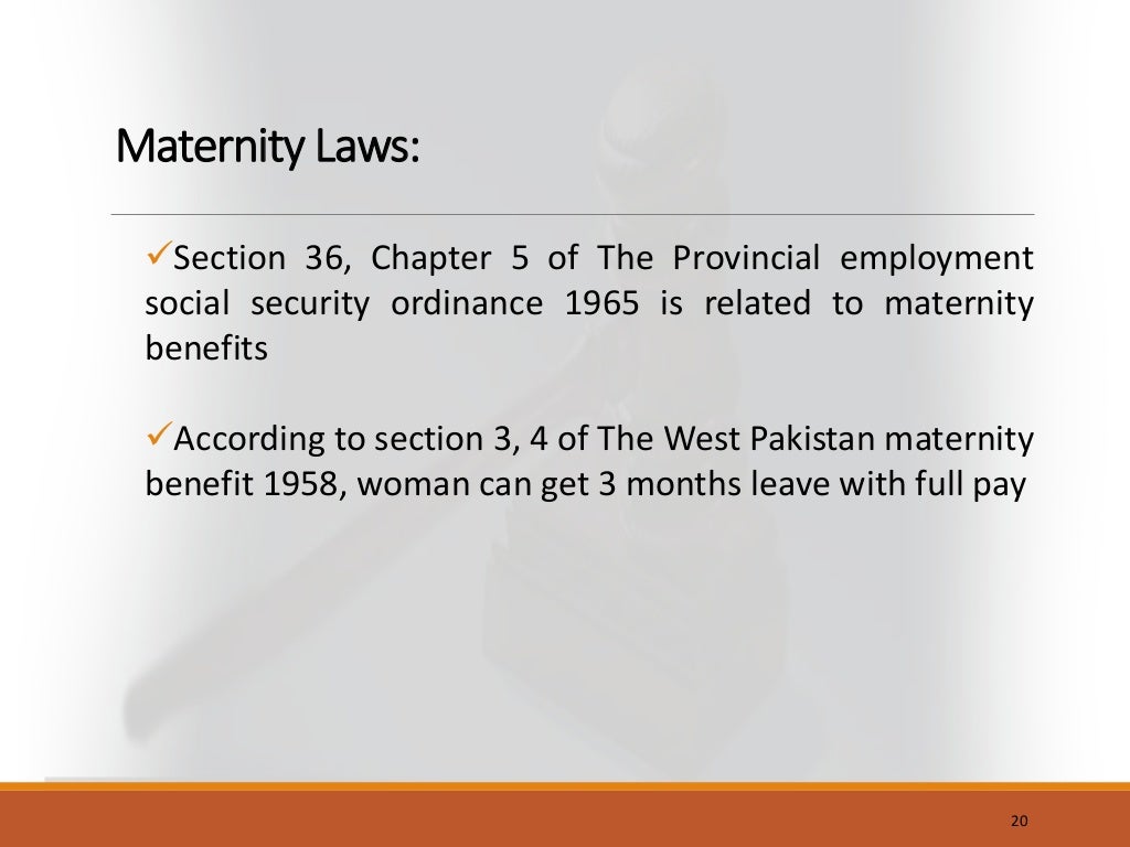 Employment Laws in Pakistan