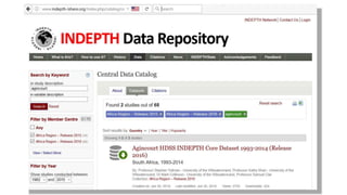 Practical Guide for HDSS Data for Analysis using Stata | PPTX