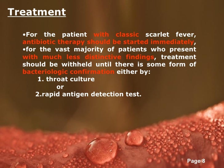 fever treatment scarlet fever fever treatment scarlet fever
