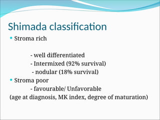 Shimada Classification Neurblastoma pptdasdasdasdasdsadsadasdasdas | PPT