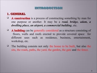 Comprehensive Introduction to Building Construction Principles and ...