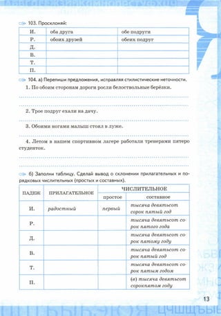 Рабочая тетрадь по русскому языку. 6 класс. В 2 ч. К учебнику М.Т. Баранова и др. - Тростенцова Л.А., Дейкина А.Д., Невская С.И. / часть 2