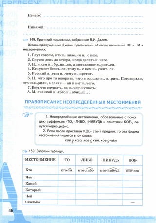 Рабочая тетрадь по русскому языку. 6 класс. В 2 ч. К учебнику М.Т. Баранова и др. - Тростенцова Л.А., Дейкина А.Д., Невская С.И. / часть 2