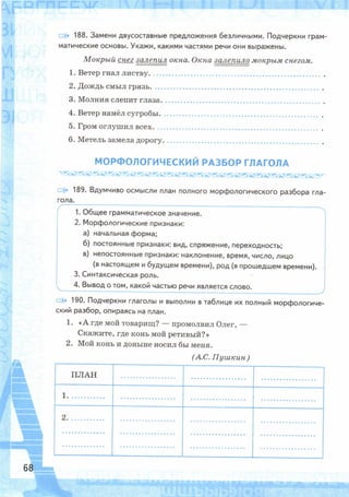 Рабочая тетрадь по русскому языку. 6 класс. В 2 ч. К учебнику М.Т. Баранова и др. - Тростенцова Л.А., Дейкина А.Д., Невская С.И. / часть 2
