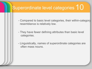 446 cognitive categories | PPT