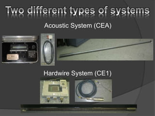 Acoustic System (CEA)
Hardwire System (CE1)
 
