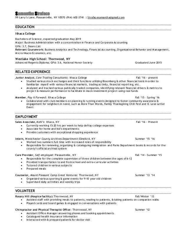resume revision services