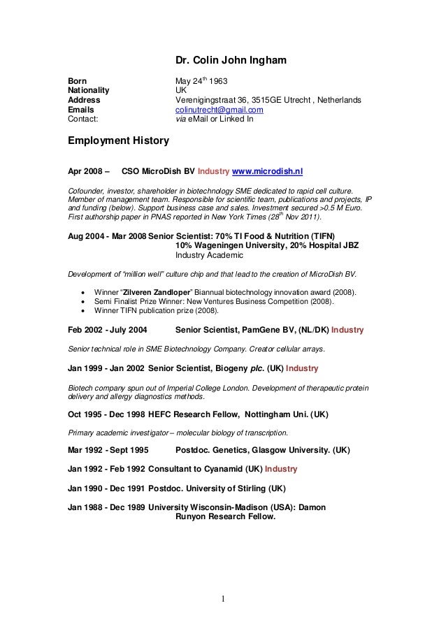 Curriculum vitae template word image