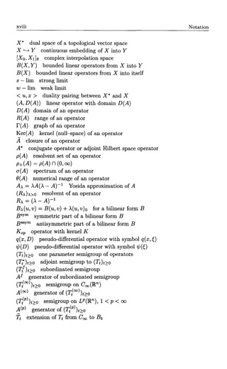 Pseudo Differential Operators and Markov Processes Volume III Markov ...