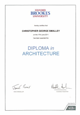 Diploma in Architecture.PDF