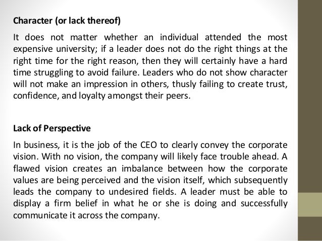 poor leadership and why do businesses fail poor leader