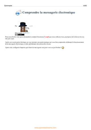 4477 comprendre-la-messagerie-electronique | PDF