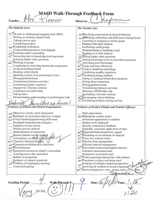 Walkthrough Evaluations Showing Teaching Style.PDF