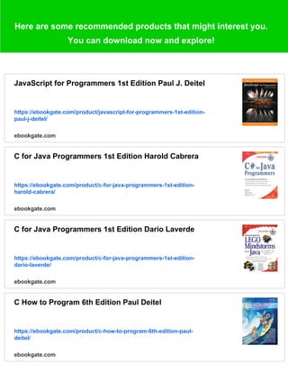 Get C 20 for Programmers 3rd Edition P. Deitel free all chapters | PDF
