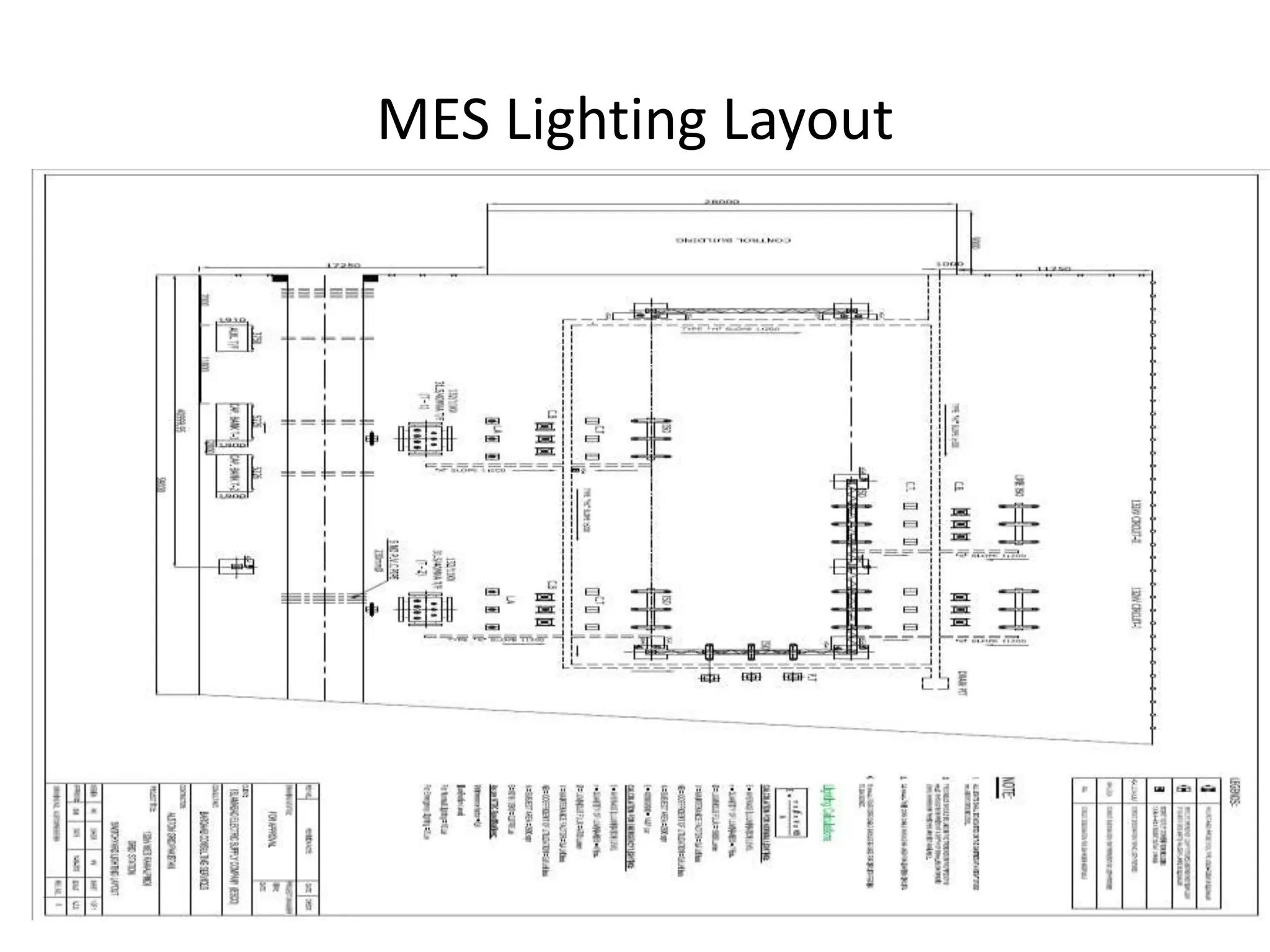 MES Lighting Layout
 