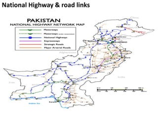 National Highway & road links
 