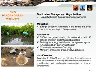 Destination Management Organization
 Capacity Building through training and workshop
DMO
PANGANDARAN
West Java
Mitigation...