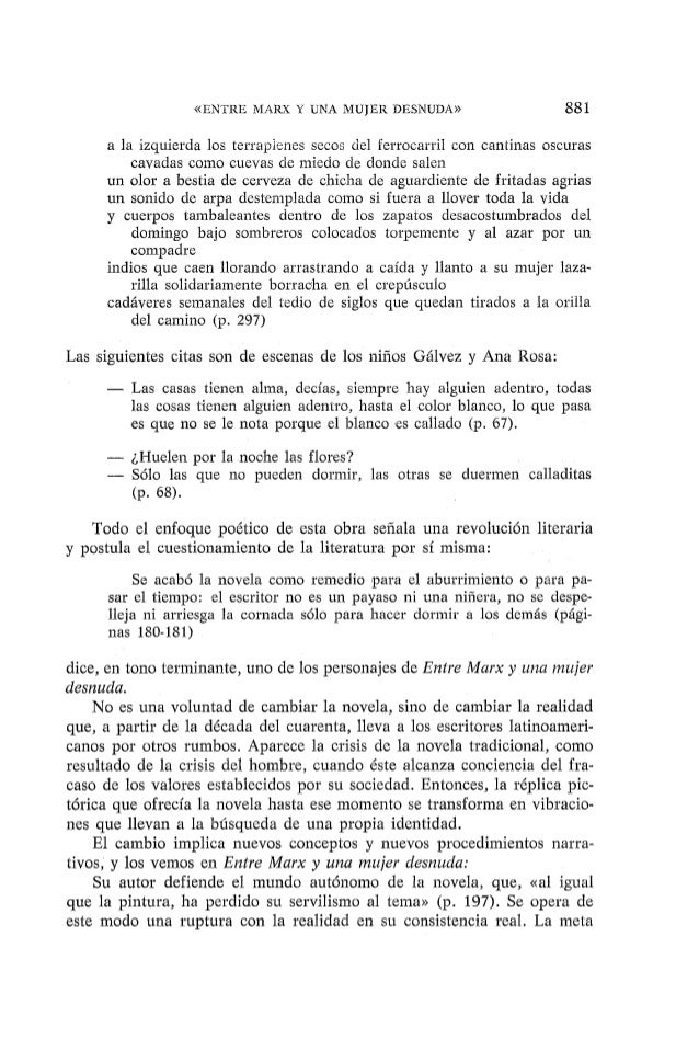 ENTRE MARX Y UNA MUJER DESNUDA, DE ENTRE MARX Y UNA MUJER DESNUDA, DE