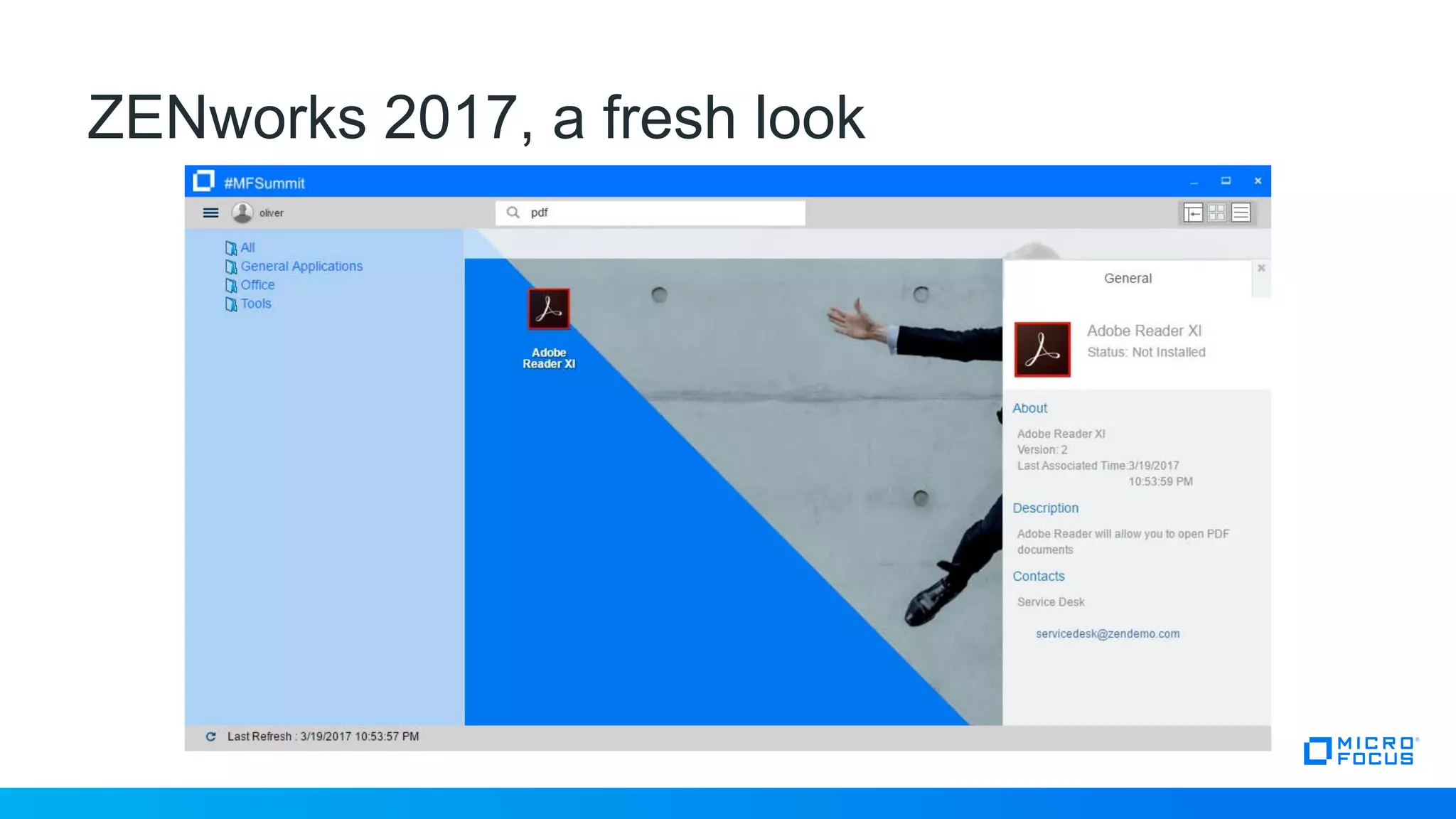 ZENworks 2017, a fresh look
 
