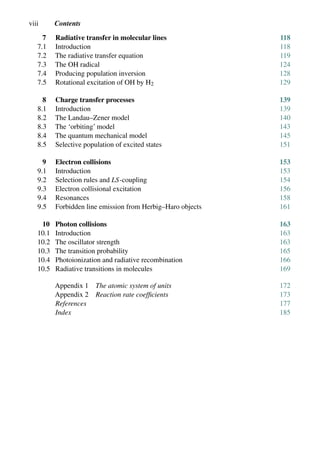 Molecular Collisions In The Interstellar Medium 2nd Ed David Flower | PDF