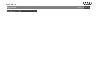 Nuova Audi Q5
Nuova Audi Q5 - MY 2017
Aggiornamenti Pagina: 1/1Validità: 26.10.2016
 