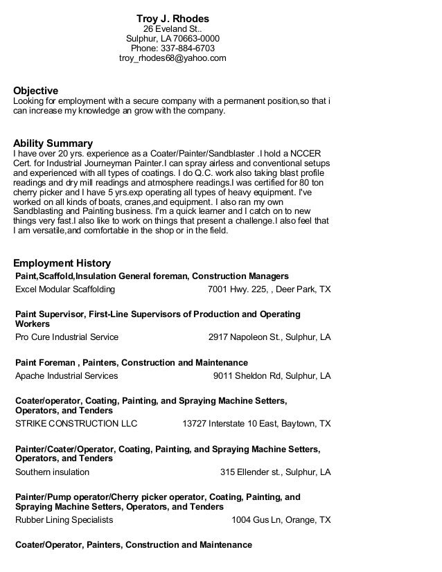 resume
