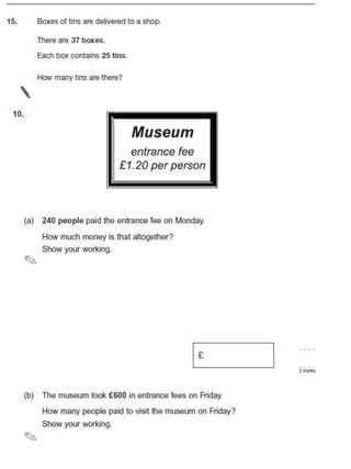 4. L6 Booster Booklet WORD PROBLEMS