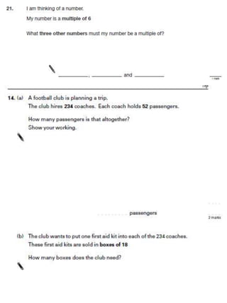 4. L6 Booster Booklet WORD PROBLEMS