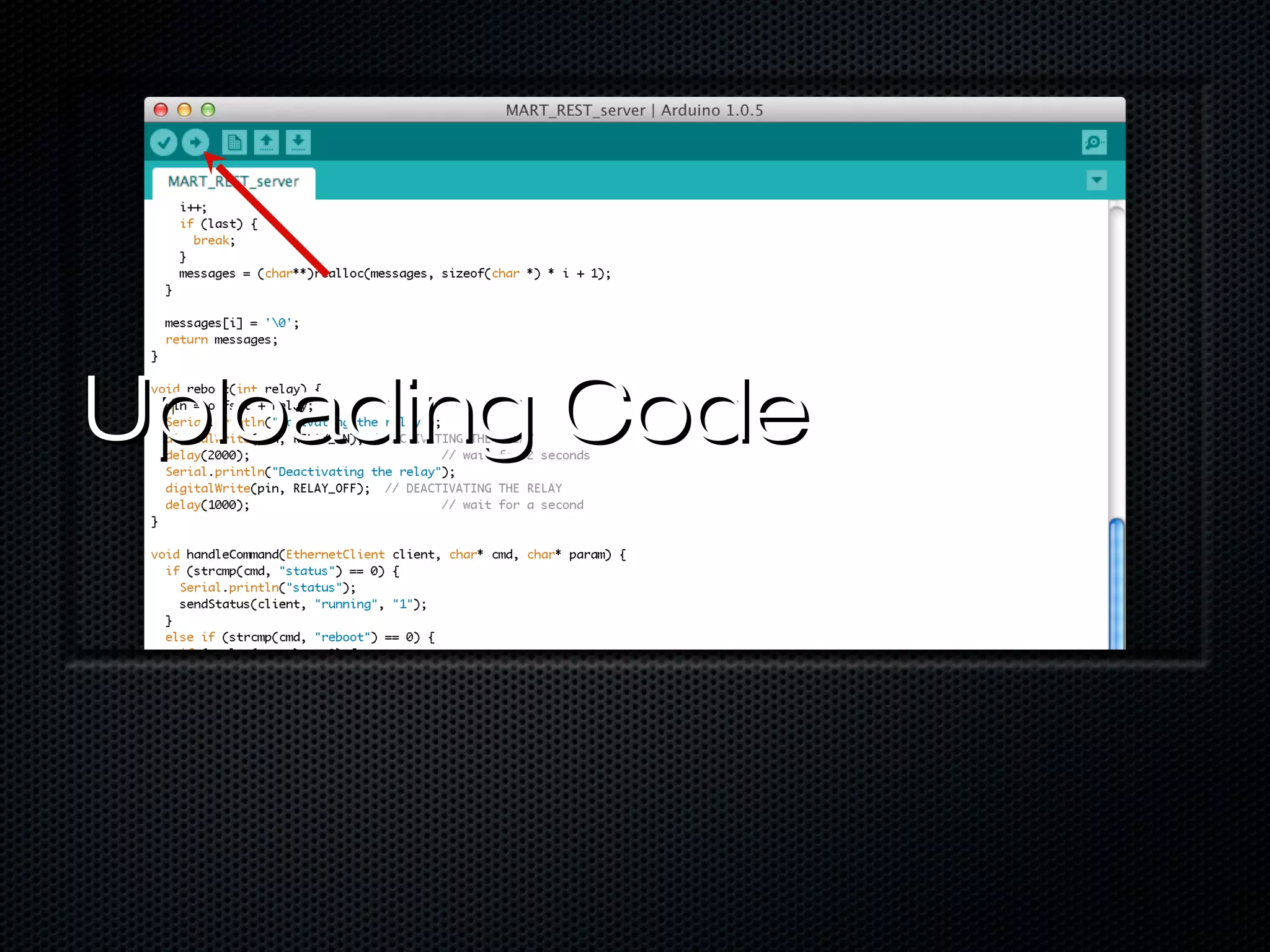 Uploading CodeUploading Code