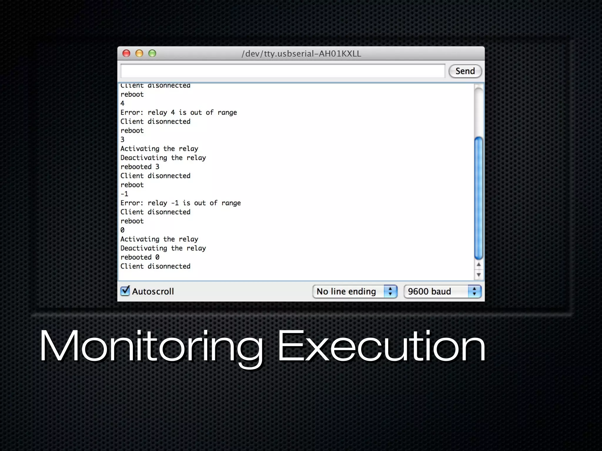 Monitoring ExecutionMonitoring Execution