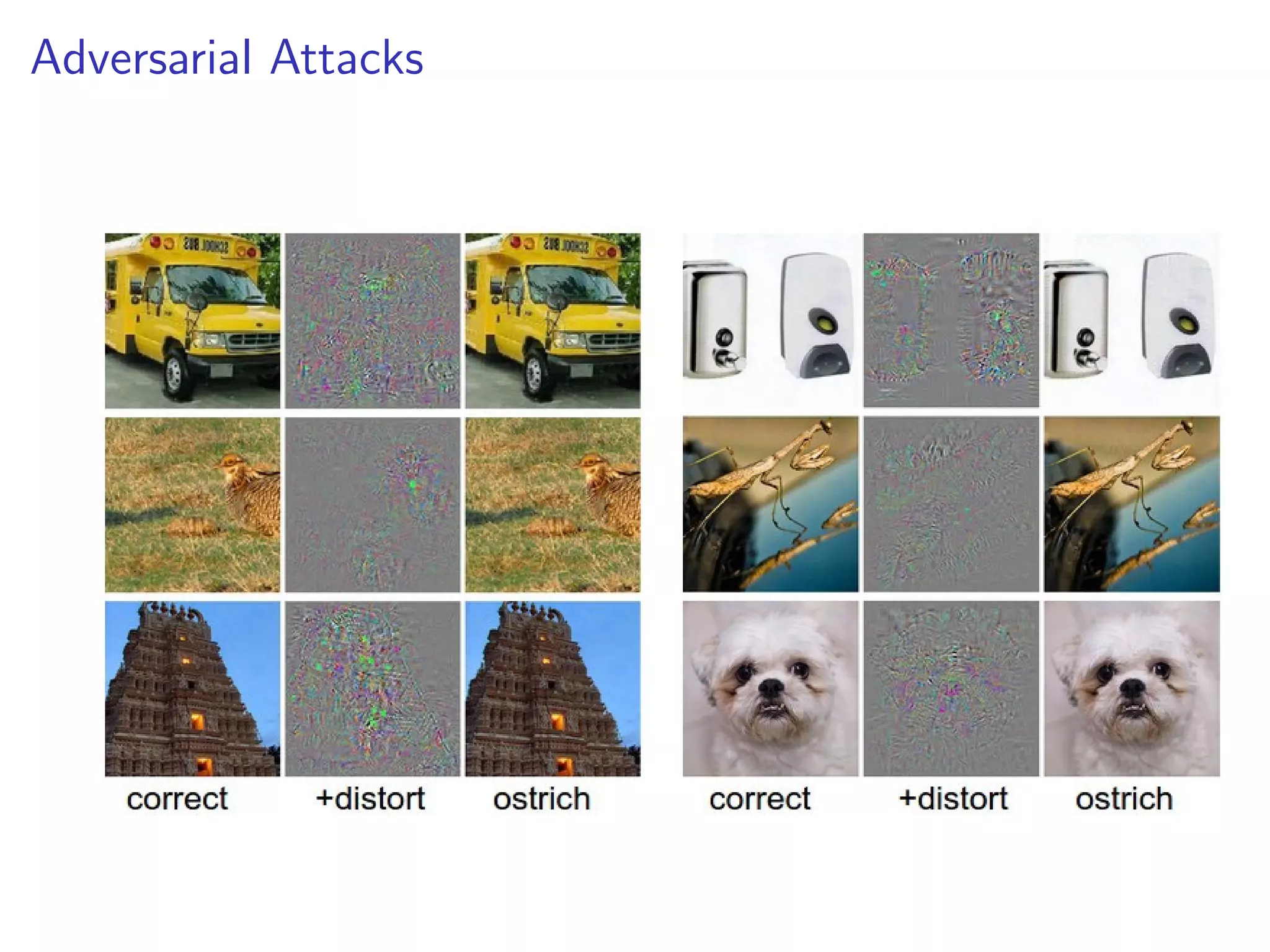 Adversarial Attacks
 