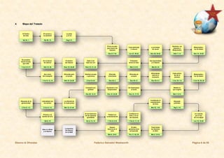 Diezmo & Ofrendas Federico Salvador Wadsworth Página 6 de 55
4. Mapa del Tratado
El Dueño
de todo
Sal 24: 1
El mundo y
su plenitud
Sal 50: 12
La plata
y el oro
Hag 2: 8
Él da el poder
para hacer las
riquezas
Deu 8: 7-18
Cosa dedicada
a Jehová
Lev 27: 30-32
La promesa
de Jacob
Gén 28: 20-22
Abraham, los
diezmos y
Melquisedec
Heb 7: 1-4
Melquisedec,
rey de Salem
Gén 14: 18-20
Escrupulosidad
y el diezmo
Mat 23: 23
Probadme
ahora en esto
Mal 3: 8-10
Dado a los
hijos de Leví
Núm 18: 21, 24
El diezmo
del diezmo
Núm 18: 26-28
En el tesoro
de Jehová
Neh 10: 38
No pondrás
bozal al buey
que trilla
1 Cor 9: 9-11
Que vivan
del evangelio
1 Cor 9: 13, 14
Ofrendas para
el templo
Neh 10: 32-39
Siembra escasa
o generosa
2 Cor 9: 6-8
Ofrendas
voluntarias
Éxo 25: 2
Ofrendas de
corazón
Éxo 35: 21
Ofrendando
más de lo
necesario
Éxo 36: 5-7
Cada primer
día de la
semana
1 Cor 16: 1-4
Melquisedec,
rey de Salem
1 Cró 16: 29, 30
Maldito el
que engaña
Mal 1: 6-14
No desamparar
al levita
Deu 12: 17-19
Ayudando a los
desposeídos
Deu 14: 22-29
Compartir por
gratitud
Deu 26: 12-14
La ofrenda de
la viuda pobre
Mar 12: 41-44
Liberalidad con
los santos
2 Cor 9: 1-5
Riquezas de la
generosidad
2 Cor 8: 1-5
Primero a la
familia de la fe
Gál 6: 10
El mal doloroso
de las riquezas
guardadas
Ecl 5: 13, 14
Piedad con
contentamiento
1 Tim 6: 6-10
Confianza en
Dios y no en
las riquezas
1 Tim 6: 17, 18
Invalidando el
mandamiento
de Dios
Mat 15: 1-10
Riquezas
podridas
Stg 5: 1-6
Un camello
por el ojo
de una aguja
Luc 18: 18-25
Traed todos
los diezmos
al alfolí
Mal 3: 10-12
El alma
generosa será
prosperada
Pro 11: 24, 25
Haceos
tesoros en el
cielo
Mat 6: 19-21
La doctrina
del diezmo
en la IASD
Ellen G. White
y el diezmo
 