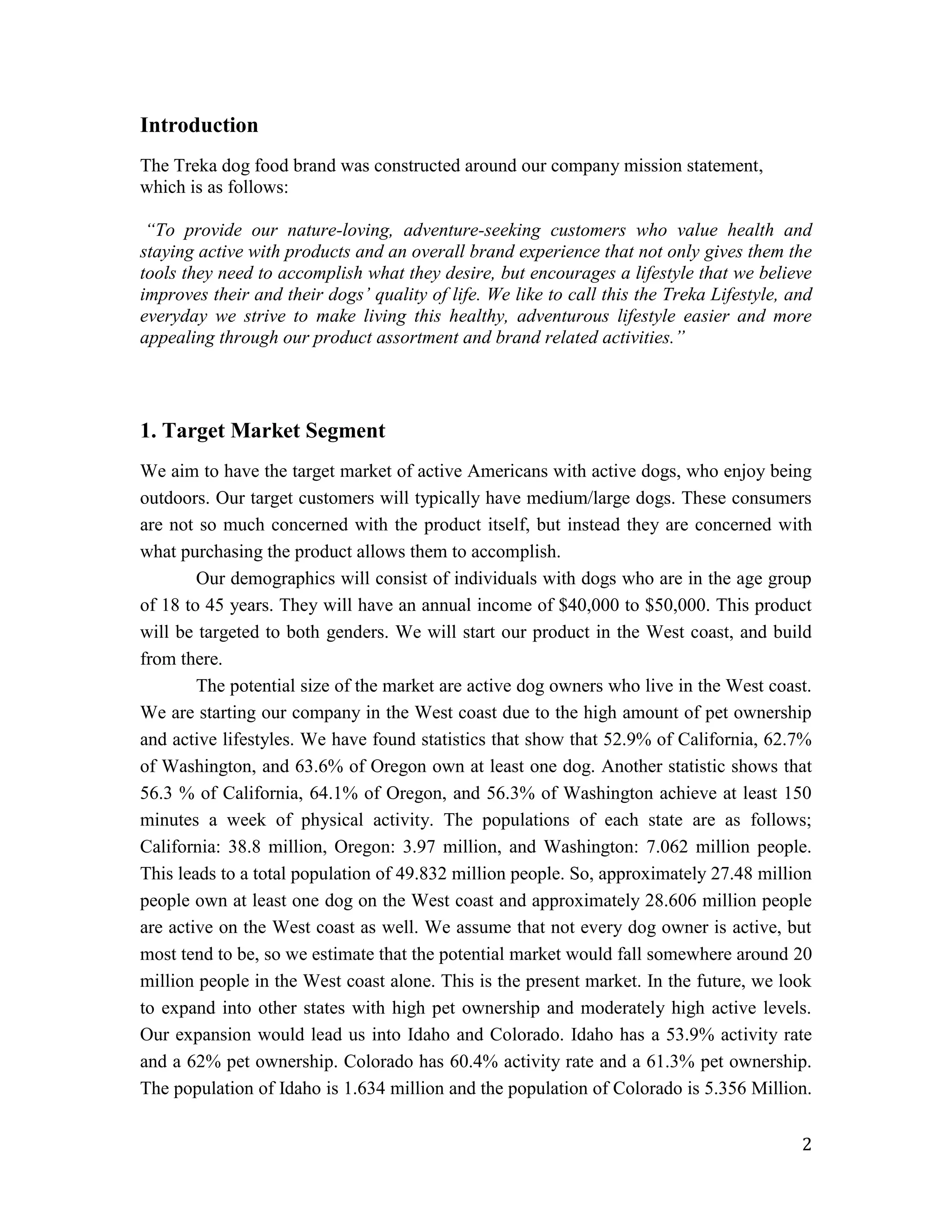 Pet Food Project_Group 3_FINAL VERSION