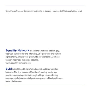Marriage and Civil Partnership in Scotland | PDF