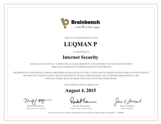 LUQMAN P
Internet Security
August 4, 2015
11919768
 