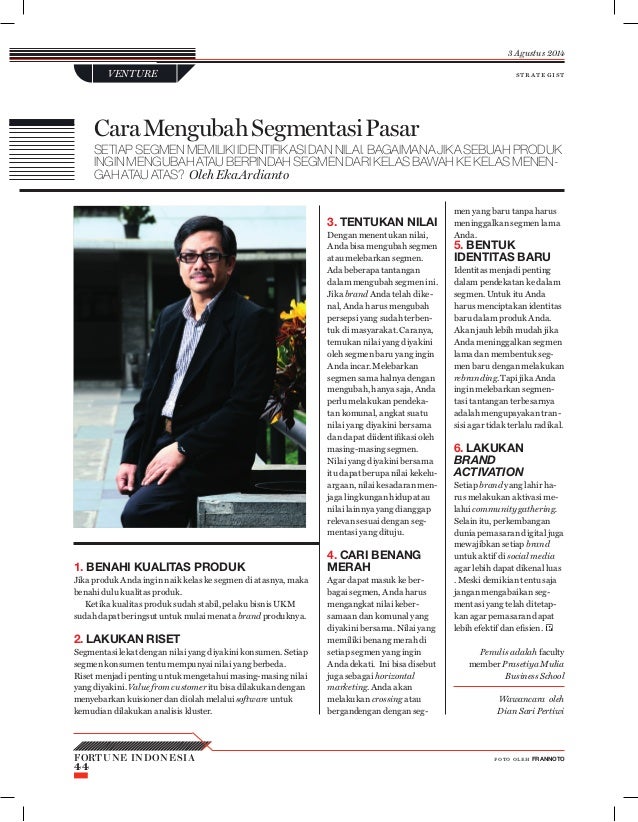Cara Mengubah Segmentasi Pasar