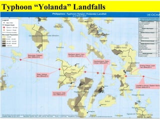Typhoon “Yolanda” Landfalls
 
