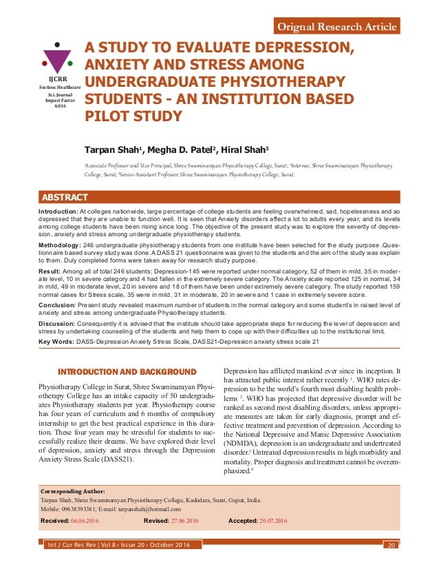 Anxiety research articles image