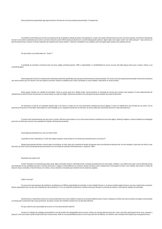 Nosso profissional especializado siga rigorosamente o formato de uma tese proposta personalizada. É composto de:
Os problemas enfrentados por escrito uma proposta são de vocabulário, seleção de palavra, formatação etc. requer uma ajuda profissional para escrever uma tese proposta. Até mesmo a declaração
de tese é uma tarefa considerável para muitos a escrever como eles acham difícil aquilo que deveria ser a escolha adequada de palavras. Alguns deles nem sequer sabem "por onde começar?". Aqui você dar um
grito de ajuda Serviço. Estamos no Escala responder aos inquéritos dos nossos clientes. Trazemos a facilidade no seu trabalho como você agora pode comprar tese proposta de nós.
Por que razão a sua escolha deve ser " Escala "?
A qualidade do conteúdo, livramento antes do prazo, plágio conteúdo gratuito, 100% a originalidade e a confiabilidade de nossos recursos são todas figuras-chave para a etapa e efetue a sua
encomenda agora.
Nossa equipe de escritores é composta por profissionais altamente qualificados que possuem conhecimentos em documentação. Por escrito uma tese proposta personalizada, fornecemos assistência
aos nossos clientes que nos fornecer com seus ásperos rascunhos. Estamos a trabalhar para o Excel a perfeição no nosso trabalho. Valorizamos os nossos clientes.
Nossa equipe mantém seu trabalho de prioridade. Temos os prazos antes de o devido tempo. Somos pioneiros na prestação de serviço para comprar tese proposta. O nosso departamento de
atendimento ao cliente fornece serviços para os nossos clientes ao redor do relógio. Oferecemos também uma vasta gama de preço razoável, para além do desconto.
Há momentos na vida de um estudante quando todo o seu futuro é confiar em um único documento composta de poucas páginas. É como um bilhete para uma entrada do seu sonho. Um tal
documento foi escrito a fim de obter matriculados em uma faculdade ou um reputado instituto de seu interesse. Os alunos estão bem conscientes do termo "custo admissão essa".
É ouvida muito frequentemente que leva mais ou menos 100 horas para preparar um currículo vitae (retomar) composto de uma única página. Podemos imaginar o imenso trabalho de investigação
que está a ser feito para escrever uma qualidade de redação. Admissão personalizado
Dissertação personalizado essa, uma vez tendo Tarefa
A questão de maior importância é "vocês são capazes de gastar muito tempo em um ensaio que representa para o seu futuro?"
Muitos alunos pensam de fazer o ensaio sobre a sua própria, no início. Mas com o advento do tempo, ele aparece como uma decisão errada para eles. Em tais situações, o que está a ser feito e o que
não está a ser feito? Você está planejando para permanecer em um estado de confusão? Definitivamente, a resposta é "Não!".
Responder para ajudar você
Escala® responde à sua chamada para obter ajuda. Agora você pode comprar a admissão ensaio. A equipe de profissionais em nosso lugar, trabalhar o seu melhor para trazer uma tal admissão ensaio
personalizados de alta qualidade que abre o caminho direto para o colige ou universidade de seu interesse. Nossos escritores tomar cuidado extra e precauções em fazer o seu trabalho. Que trazem o melhor da
ideia em nossos conteúdos. O foco é fornecer um criativo, única e atraente o conteúdo que é mantido livre de materiais copiados.
Ordem no Escala®
Os recursos de nossa pesquisa são autênticos. Acreditamos em 100% da originalidade do conteúdo. O nosso trabalho fala por si. Os alunos também podem fornecer-nos com o material da sua própria.
Nossos especialistas fazer uso das suas competências são transformar a TI em um altamente profissional e notável ensaio que não pesar na decisão de comprar a admissão de redação. Personalizado
Reconhecemos a importância vital de um ensaio de admissão como nosso trabalho é a base do seu estudo acadêmicos para o futuro. Desejamos o melhor dos nossos clientes e entregar as encomendas
em tempo pelo cumprimento das nossas promessas. Os preços a Escala, são mantidos razoável com um desconto adicional.
Por que razão há uma necessidade de escrever um livro personalizado relatório?
Escrever um relatório de catálogo personalizado é uma das tarefas mais desagradável para os alunos. Parece um encargo adicional para eles. Como nem toda a gente gosta de ler livros, acontece a
aparecer como uma chata e perder tempo tarefa para muitos alunos. Pode ser uma possibilidade de que o livro em que você tem de elaborar um relatório, não é contado entre aqueles que você gostaria de ler.
 