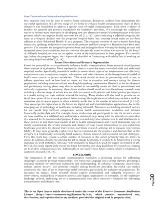 Art in Health Communication: Bridging the Gap between Patients and ...
