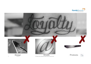 ✗                                                                      ✗                          ✗
6
    Design
     2/24/10
                                                      Emails
                   @ F5 Digital Consulting - Reproduction forbidden without formal written consent.
                                                                                                      Products
 