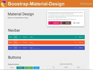Boostrap-Material-Design #45tools
 