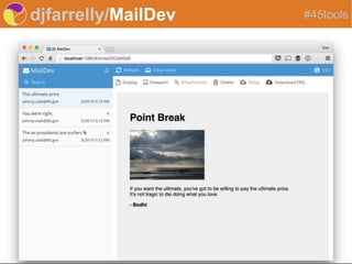 djfarrelly/MailDev #45tools
 