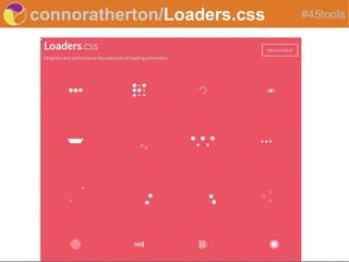 connoratherton/Loaders.css #45tools
 