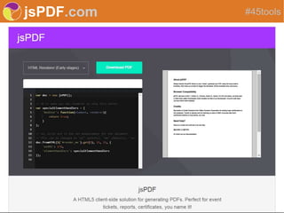 jsPDF.com #45tools
 