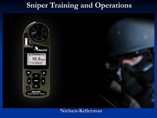 Nielsen-Kellerman Sniper Training and Operations 